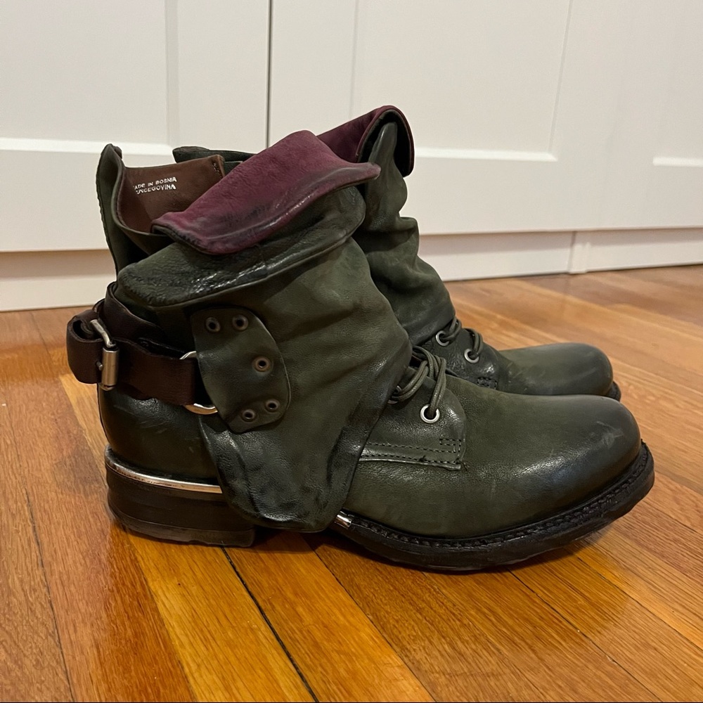 A.S.98 green Simon boot size 9/40
